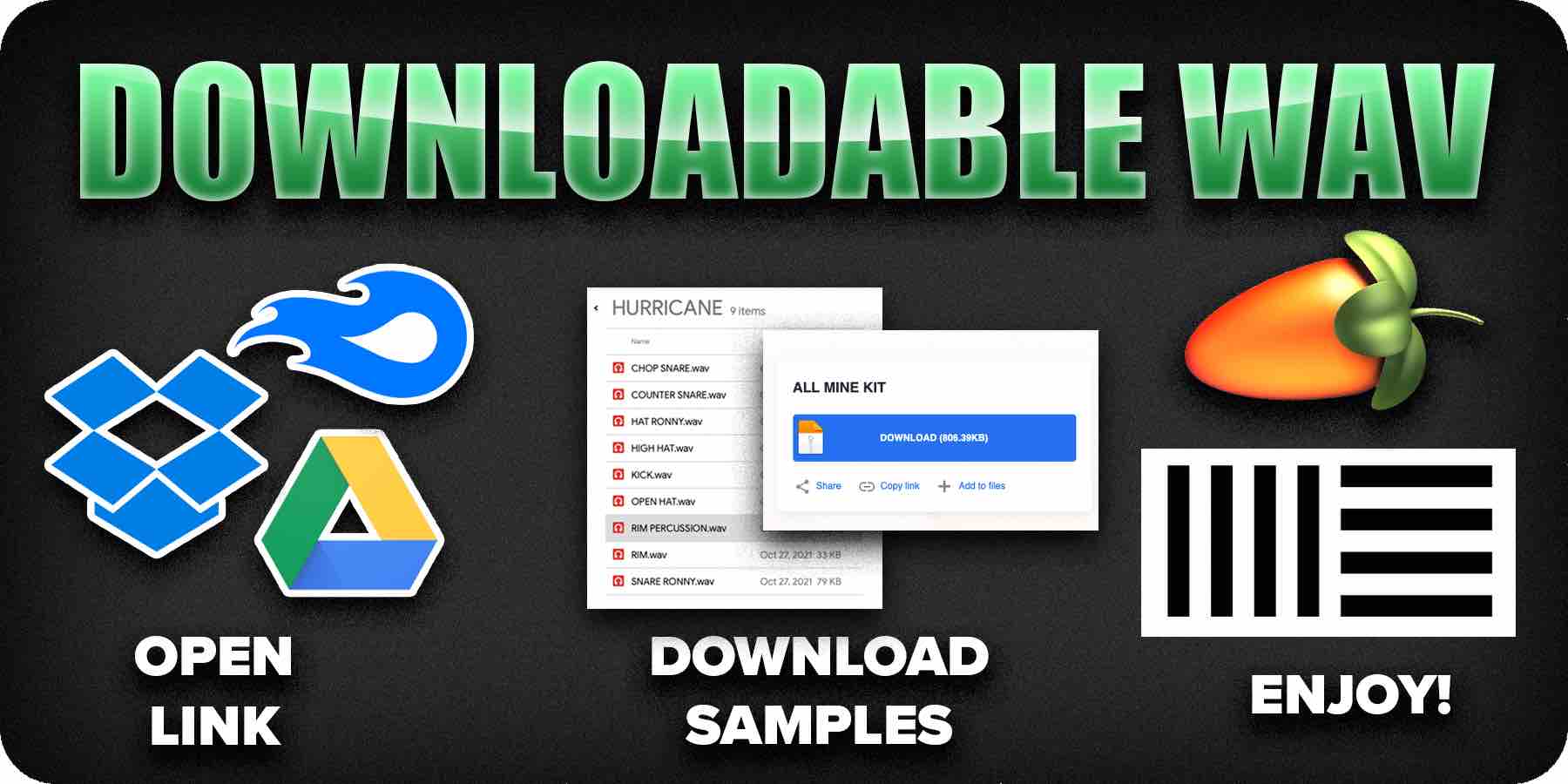 New DJ Mustard Drum Kit! (FREE Download)